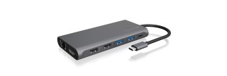 RAIDSONIC ICY BOX IB-DK4050-CPD Przewodowa USB 3.2 Gen 1 (3.1 Gen 1) Type-C Antracyt