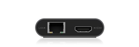 RAIDSONIC ICY BOX IB-DK4050-CPD Przewodowa USB 3.2 Gen 1 (3.1 Gen 1) Type-C Antracyt