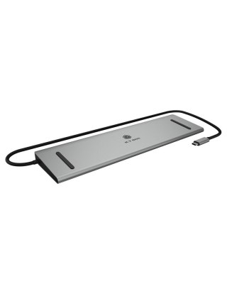 RAIDSONIC Stacja dokująca IcyBox USB-C -> HDMI/VGA/USB-A/USB-C/3,5mm