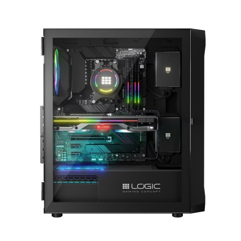 LOGIC LOGIC OBUDOWA LOGIC PORTOS ARGB MIDI USB 3.0 BLACK