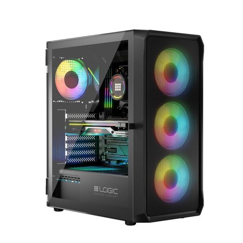 LOGIC LOGIC OBUDOWA LOGIC PORTOS ARGB MIDI USB 3.0 BLACK