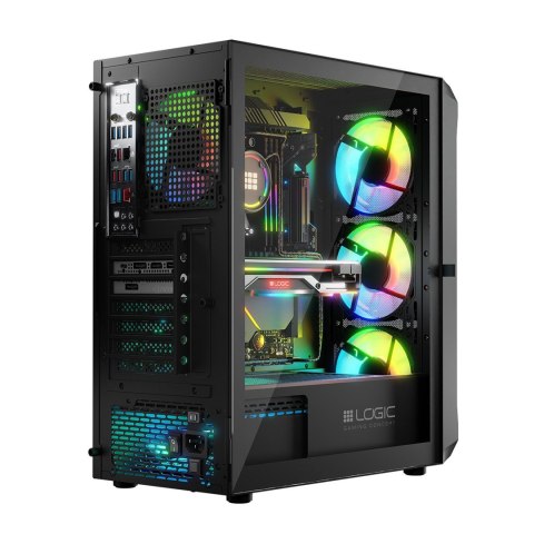 LOGIC LOGIC OBUDOWA LOGIC PORTOS ARGB MIDI USB 3.0 BLACK