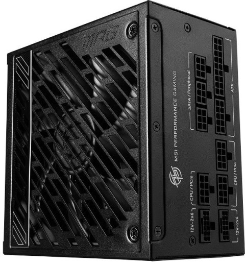 MSI Zasilacz MSI MPG A1250GS 1250W PCIE5 80+ Gold ATX 3.1