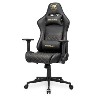 COUGAR COUGAR CGR-AO2-GLB Uniwersalny fotel dla gracza Obite siedzisko Czarny, Złoto