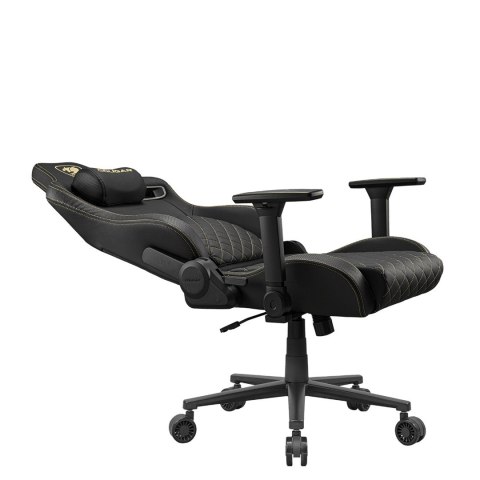 COUGAR COUGAR CGR-DFL-GLB Fotel dla gracza Wyściełane siedzisko tapicerowane Czarny, Złoto