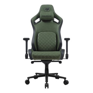 COUGAR COUGAR DEFENSOR S ARMY GREEN F Uniwersalny fotel dla gracza Tapicerowane siedzisko Zielony
