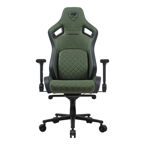 COUGAR COUGAR DEFENSOR S ARMY GREEN F Uniwersalny fotel dla gracza Tapicerowane siedzisko Zielony