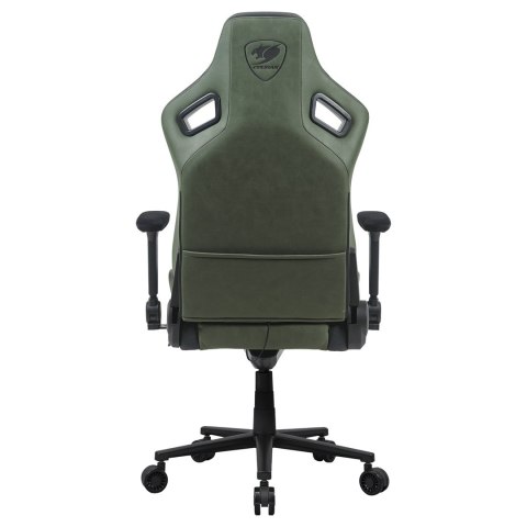 COUGAR COUGAR DEFENSOR S ARMY GREEN F Uniwersalny fotel dla gracza Tapicerowane siedzisko Zielony