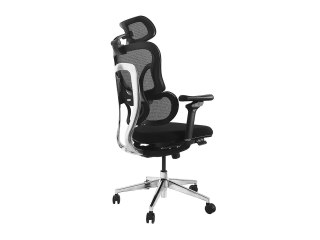 EQUIP Equip Ergonomischer BĂĽrostuhl+Kopf/ArmstĂĽtzen+SFS schwarz lite Retail