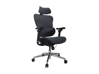 EQUIP Wyposażenie: Ergonomiczne krzesło biurowe + Zagłówek/Podłokietniki niebieski/lite Sprzedaż detaliczna