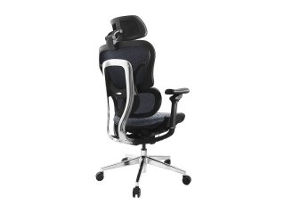 EQUIP Wyposażenie: Ergonomiczne krzesło biurowe + Zagłówek/Podłokietniki niebieski/lite Sprzedaż detaliczna