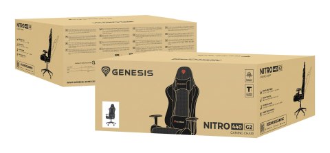 GENESIS Fotel gamingowy Genesis Nitro 440 G2 Mesh czarny