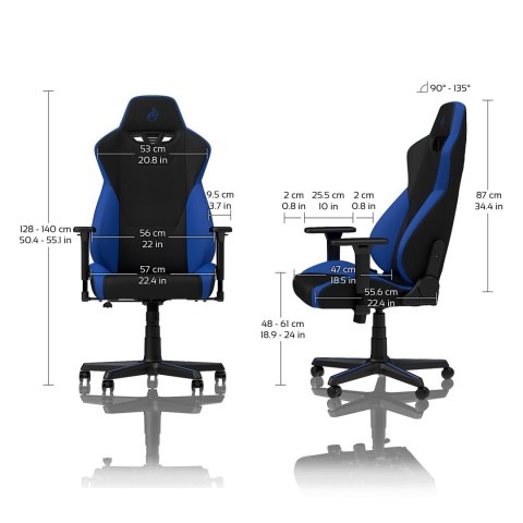 NITRO CONCEPTS Nitro Concepts S300 Obite siedzisko Obite oparcie