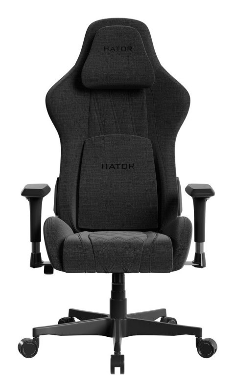 No name HATOR Darkside 3M Fabric Uniwersalny fotel dla gracza Czarny