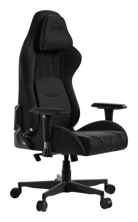 No name HATOR Darkside 3M Fabric Uniwersalny fotel dla gracza Czarny