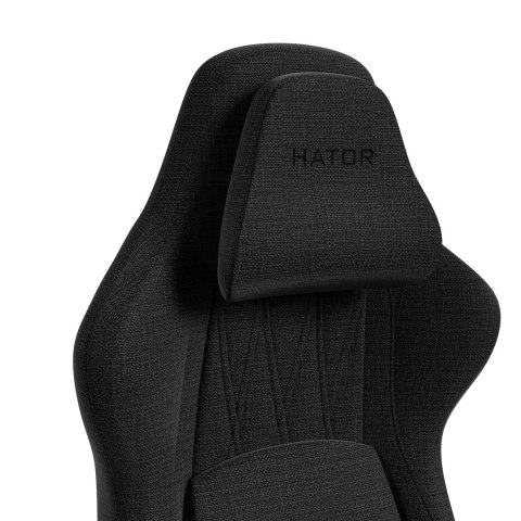 No name HATOR Darkside 3M Fabric Uniwersalny fotel dla gracza Czarny