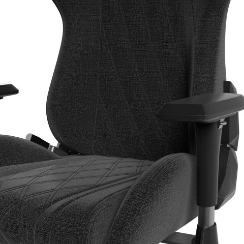 No name HATOR Darkside 3M Fabric Uniwersalny fotel dla gracza Czarny