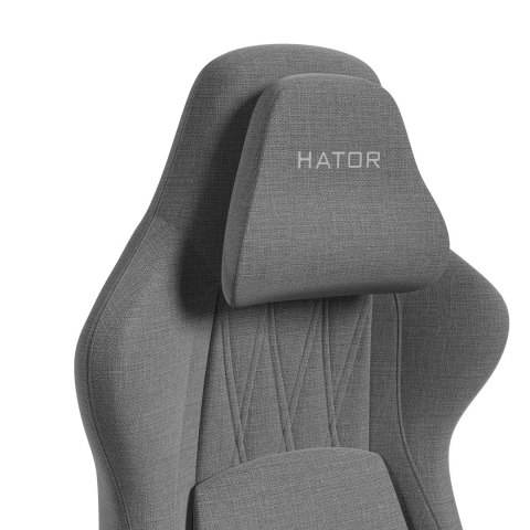 No name HATOR Darkside 3M Fabric Uniwersalny fotel dla gracza Szary