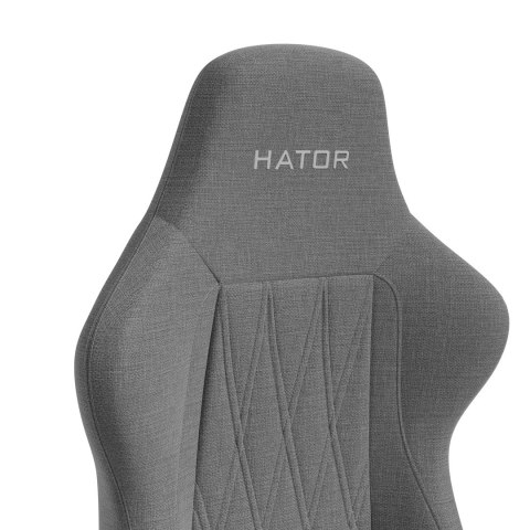 No name HATOR Darkside 3M Fabric Uniwersalny fotel dla gracza Szary