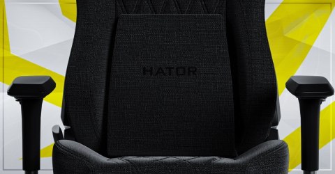 No name HATOR Darkside 3M Fabric Uniwersalny fotel dla gracza Szary
