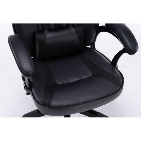 TOP E SHOP FOTEL OBROTOWY GAMINGOWY KRZESŁO DRIFT CZARNY