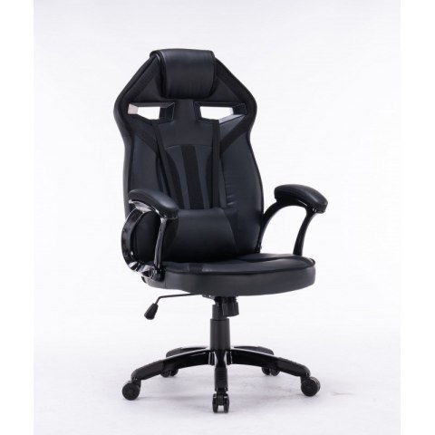 TOP E SHOP FOTEL OBROTOWY GAMINGOWY KRZESŁO DRIFT CZARNY