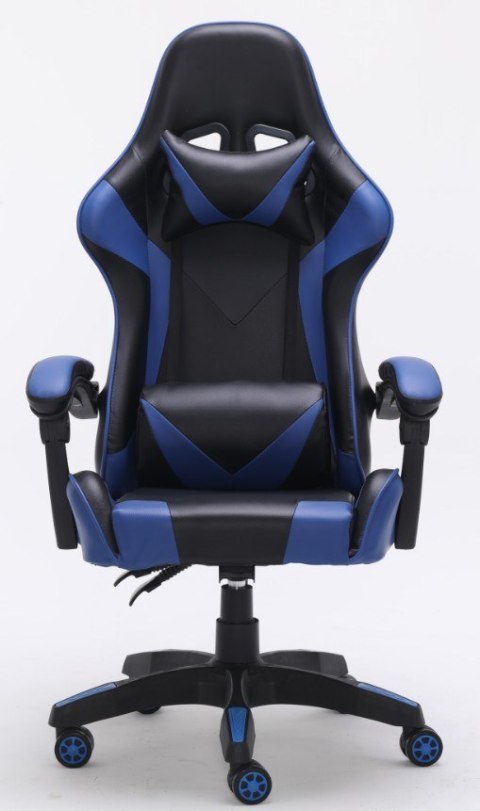 TOP E SHOP FOTEL OBROTOWY GAMINGOWY KRZESŁO REMUS NIEBIESKI