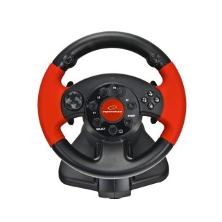 Esperanza Kierownica z wibracjami Esperanza High Octane EG103 (PC, PS2, PS3; kolor czarny)