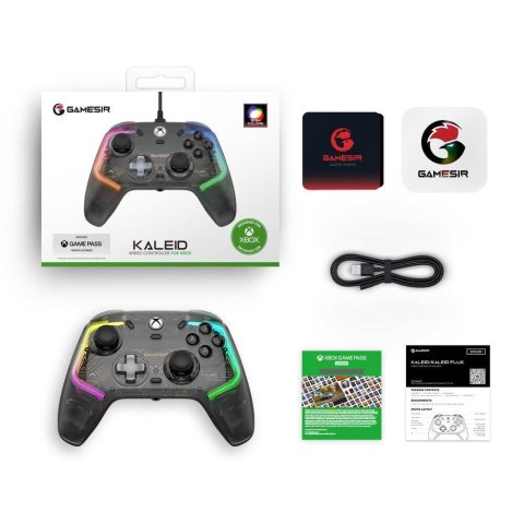 GameSir GameSir Kaleid Czarny, Przezroczysty USB Gamepad Analogowa/Cyfrowa Xbox One, Xbox Series S, Xbox Series X
