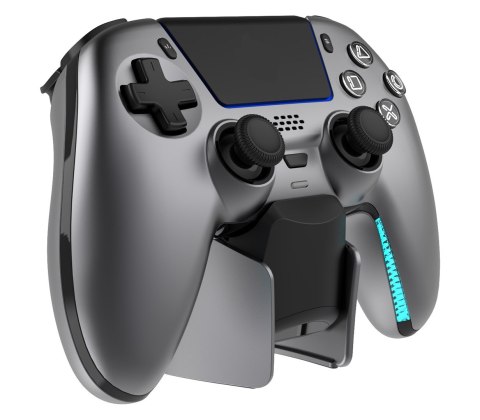 No name Deltaco Gaming GAM-199-STEELGRAY kontroler gier Szary, Metaliczny, Stal Bluetooth/USB Gamepad PlayStation 5, Android, iOS