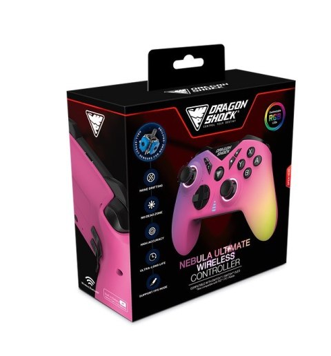 No name Dragonshock Nebula Ultimate Wielobarwny Bluetooth Gamepad Nintendo Switch