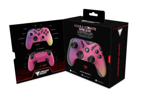 No name Dragonshock Nebula Ultimate Wielobarwny Bluetooth Gamepad Nintendo Switch