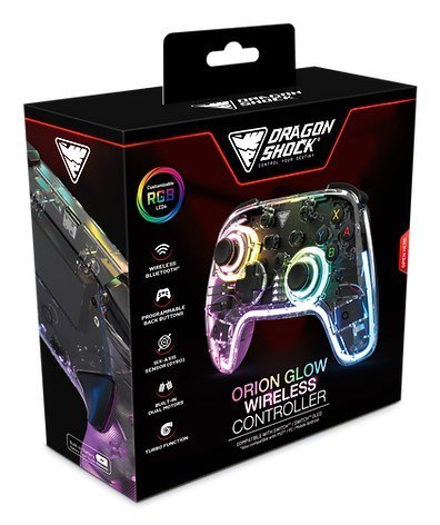 No name Dragonshock Orion Glow Czarny Bluetooth Gamepad Analogowa/Cyfrowa Nintendo Switch