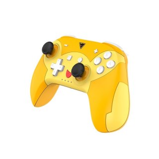 No name Dragonshock PopTop Compact Pomarańczowy, Czerwony, Żółty Bluetooth Gamepad Nintendo Switch
