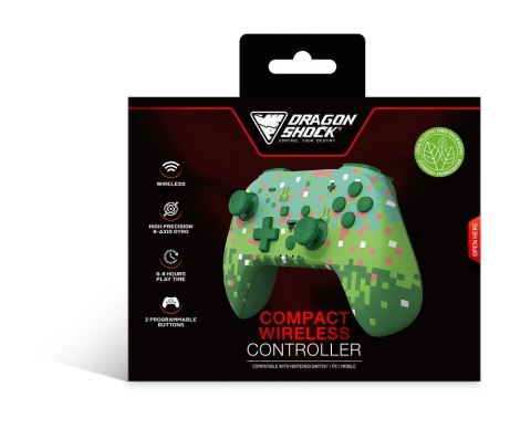 No name Dragonshock PopTop Zielony, Ciemny Zielony, Różowy, Biały Bluetooth Gamepad Analogowa/Cyfrowa Nintendo Switch, PC
