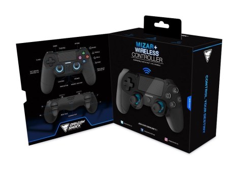 No name Gamepad Dragonshock Mizar+ BT czarny (PC, PlayStation 4) Android