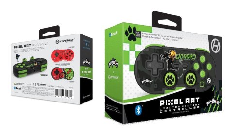 No name Hyperkin M01328-MTCN kontroler gier Czarny, Zielony Bluetooth Gamepad Android, MAC, Nintendo Switch, Nintendo Switch OLED, PC, i
