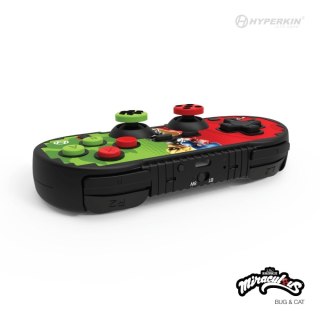 No name Hyperkin Pixel Art Zielony, Czerwony Bluetooth Gamepad Nintendo Switch, Nintendo Switch Lite, Nintendo Switch OLED