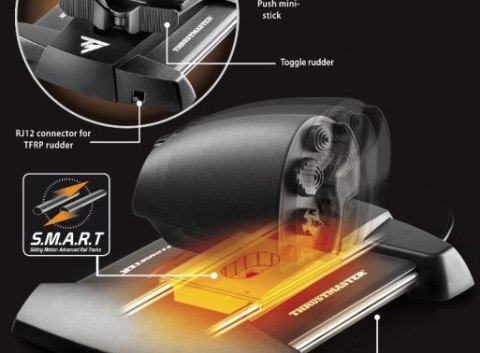 THRUSTMASTER Joystick THRUSTMASTER T16000M FCS HotaS 2960778 (PC; kolor czarny)
