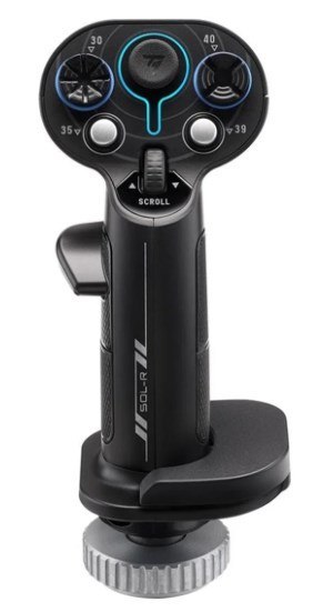THRUSTMASTER Thrustmaster Sol-R 3 AVA Add-On Grip Czarny USB Drążek sterowniczy Analogowa/Cyfrowa PC