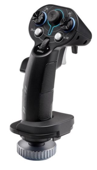 THRUSTMASTER Thrustmaster Sol-R 3 AVA Add-On Grip Czarny USB Drążek sterowniczy Analogowa/Cyfrowa PC