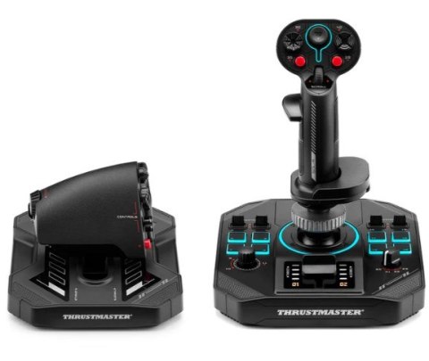 THRUSTMASTER Thrustmaster Sol-R 4 HOTAS Czarny USB Joystick + dźwignia sterowania silnikiem Analogowa/Cyfrowa PC