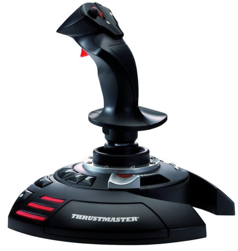 THRUSTMASTER Thrustmaster T.Flight Stick X Czarny, Czerwony, Srebrny USB Joystick Analogowy PC, Playstation 3