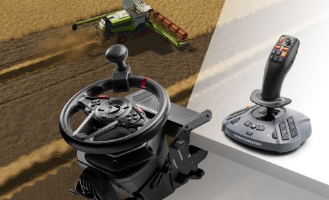 THRUSTMASTER Thrustmaster T128 SimTask Farming Pack Czarny Kierownica + pedały + dźwignia zmiany biegów PC, PlayStation 4, PlayStation 5