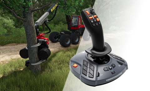 THRUSTMASTER Thrustmaster T128 SimTask Farming Pack Czarny Kierownica + pedały + dźwignia zmiany biegów PC, PlayStation 4, PlayStation 5