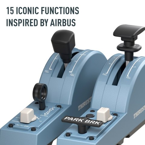 THRUSTMASTER Thrustmaster TCA Quadrant Add-On Airbus Edition Czarny, Niebieski Flight Sim PC