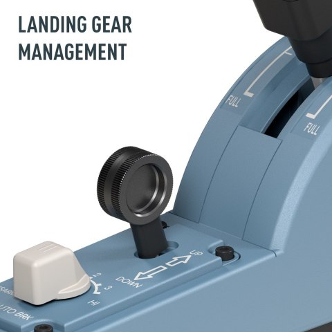 THRUSTMASTER Thrustmaster TCA Quadrant Add-On Airbus Edition Czarny, Niebieski Flight Sim PC