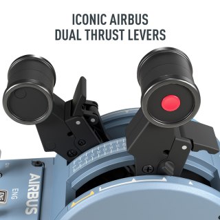 THRUSTMASTER Thrustmaster TCA Quadrant Airbus Edition Czarny, Niebieski Flight Sim PC