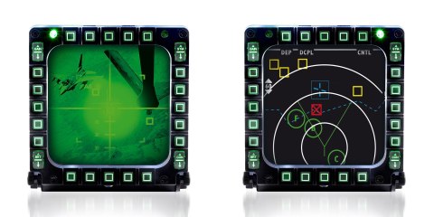THRUSTMASTER Zestaw paneli kokpitu THRUSTMASTER MFD COUGAR 2960708 (PC; kolor czarny)
