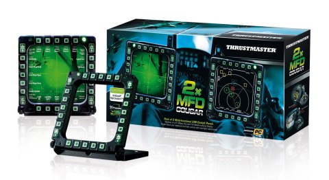 THRUSTMASTER Zestaw paneli kokpitu THRUSTMASTER MFD COUGAR 2960708 (PC; kolor czarny)